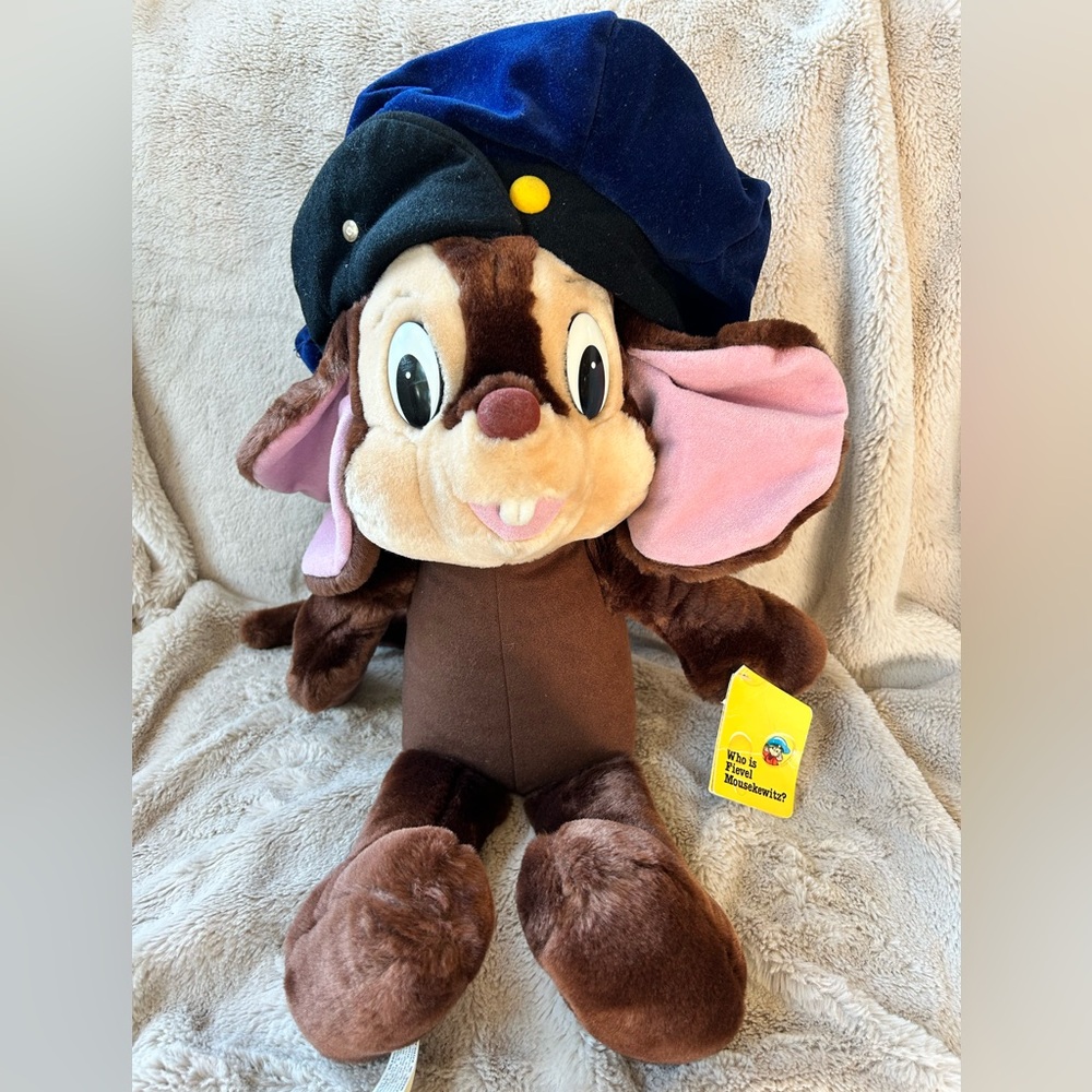Fievel NWT vintage 1986 plush ("An American Tail") - Picture 3 of 8